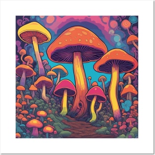 Magic Mushrooms Posters and Art